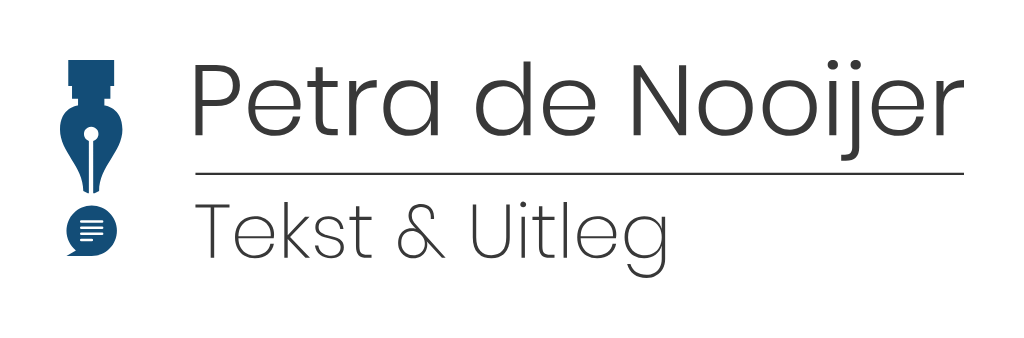 Petra de Nooijer | Tekst &amp; Uitleg