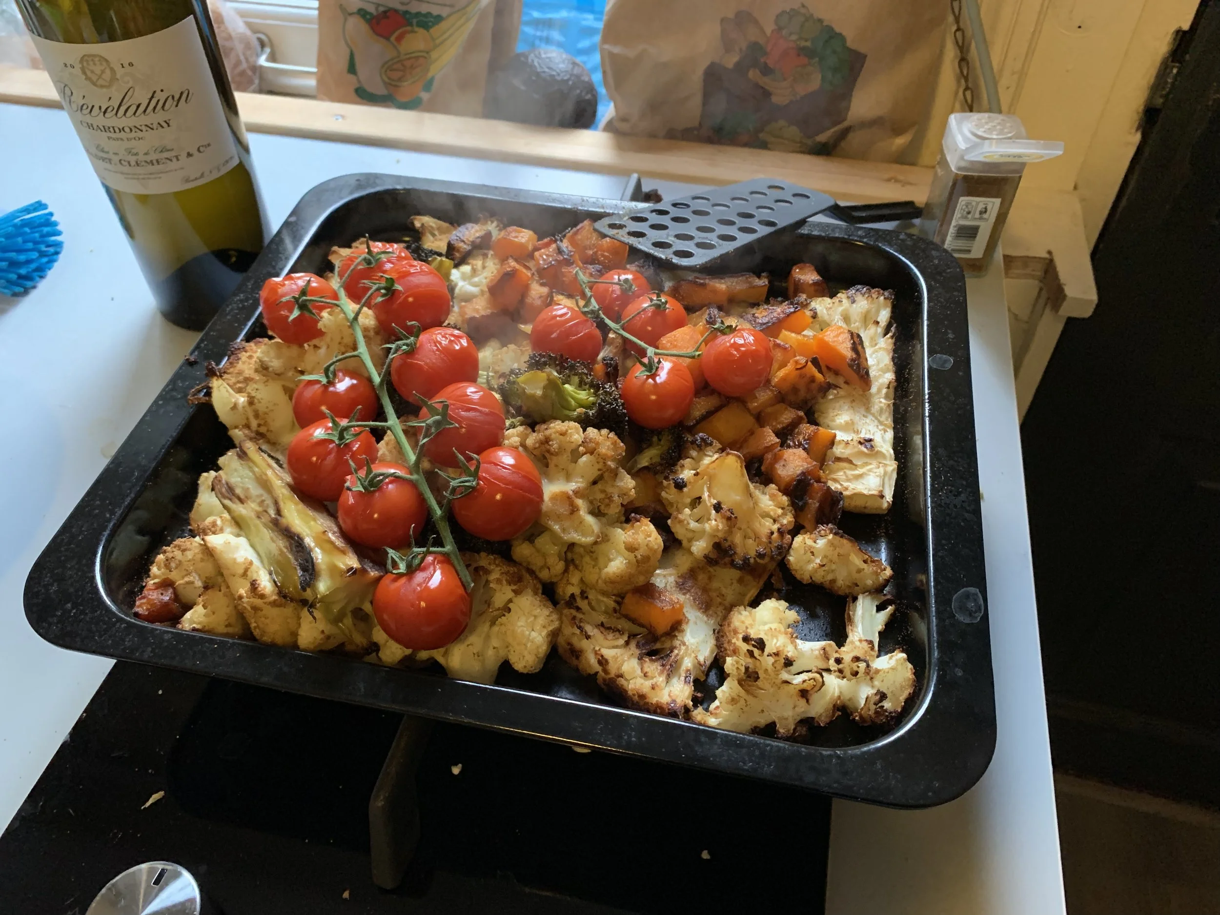 Our first home cooked dinner of the trip!