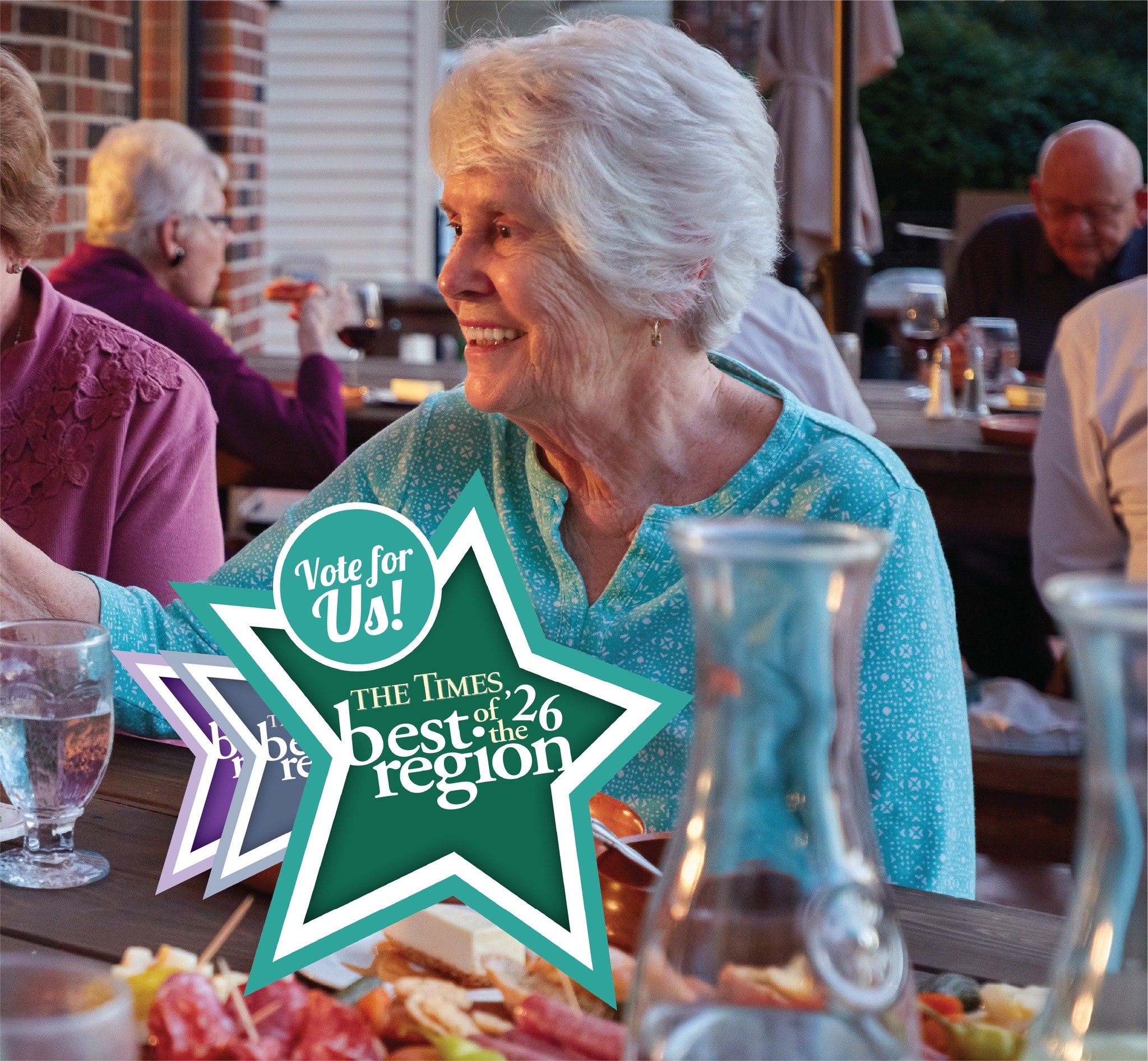 Our residents are the heart of Pines Village and what make this community so special. ❤️ Help us be named Best Retirement Community for the third year in a row by The Times of Northwest Indiana. 🏆 We truly appreciate your support.

Vote daily throug