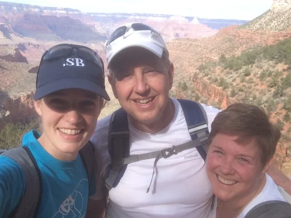 Kristen, Shawn and I at the Grand Canyon