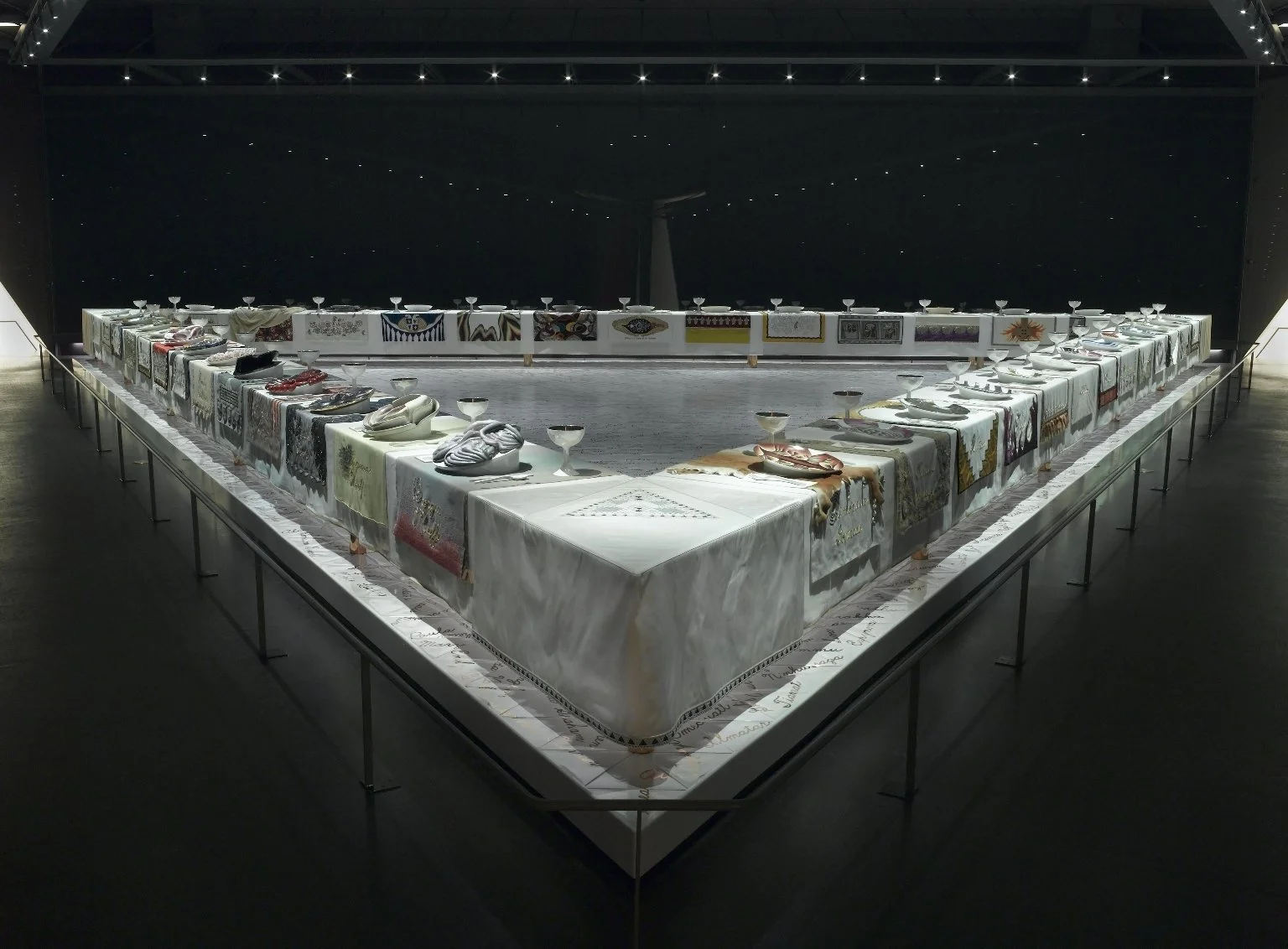 Nyu Tisch The Brooklyn Museum And American Opera Projects To Present 11 Mini Operas Based On Judy Chicago S Iconic Feminist Artwork The Dinner Party Aop