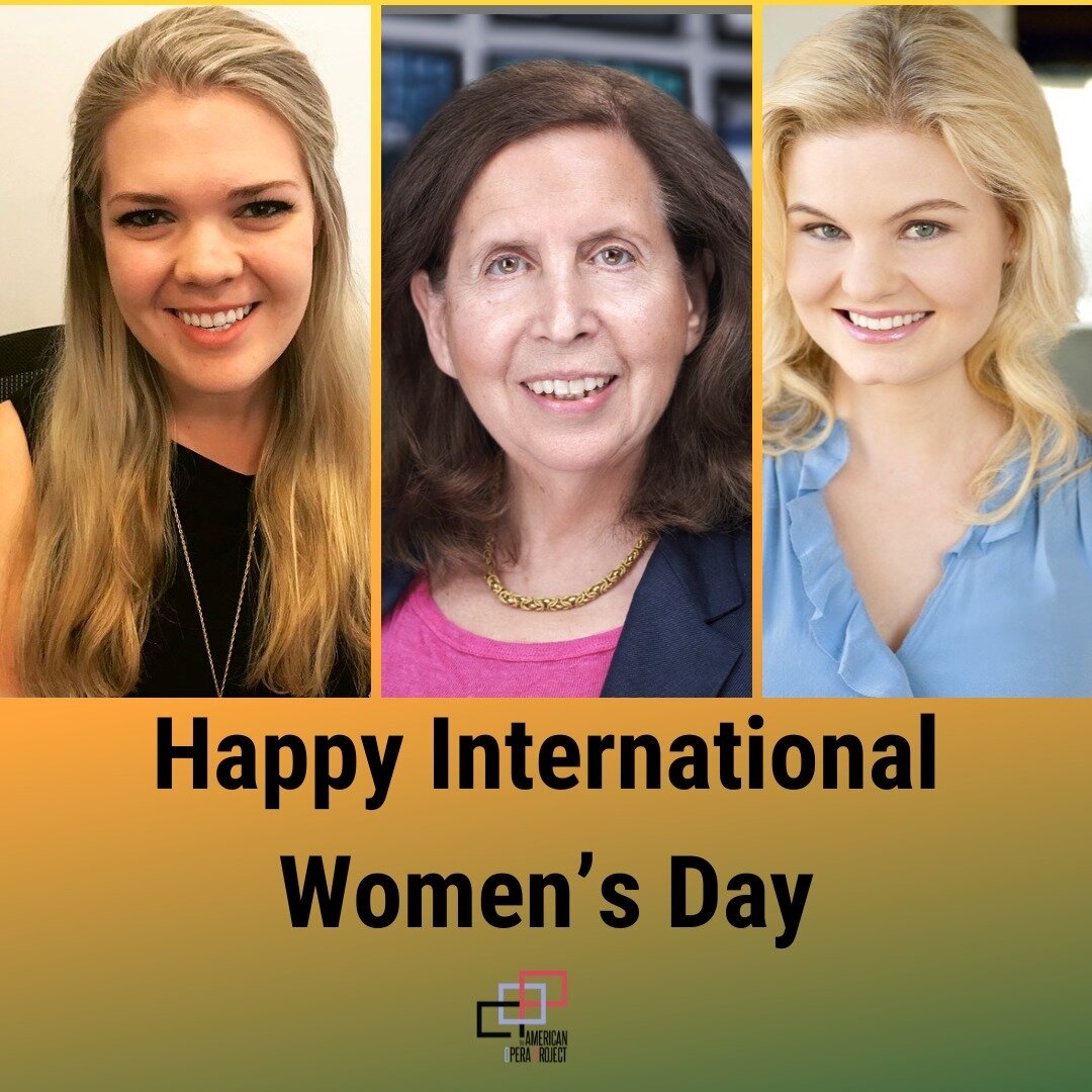 Happy #internationalwomensday 

AOP celebrates our wonderful board members: Christina Bott Murphy, Cassondra Joseph, and Sarah Moulton Faux today. Without you our work would not be possible. 

#newopera #boardmembers