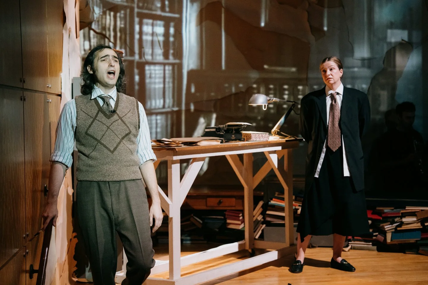 Congrats to @weisera (@composersandthevoice alum 2017-19) and Ben Kaplan on sold-out performances of THE GREAT DICTIONARY OF THE YIDDISH LANGUAGE at @yivoinstitute, produced in collaboration with American Opera Projects, the League of Yiddish, the Am