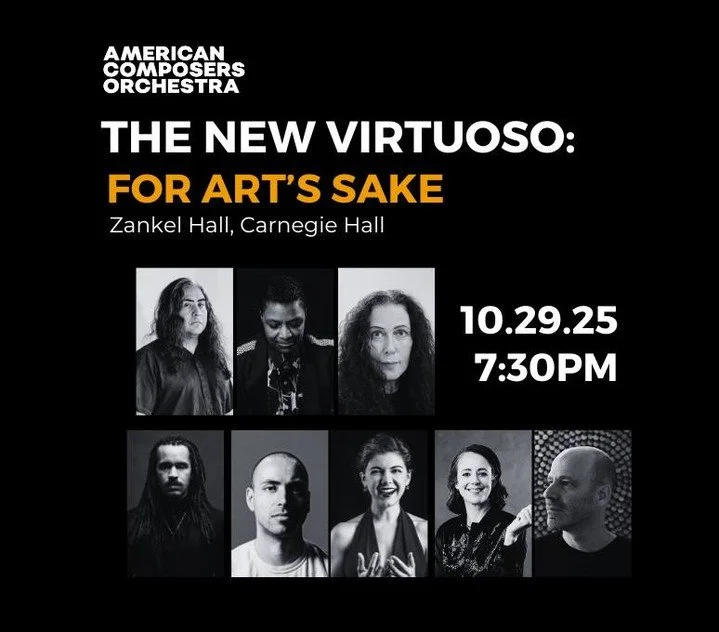 The world premiere of composer @tamarmuskal SQUARE OFF will be featured in @amercomporch The New Virtuoso: For Art's Sake concert today, Wednesday, October 29 at Zankel/@carnegiehall.

Coming soon from AOP: #newopera THE RIDDLE by composer Muskal and