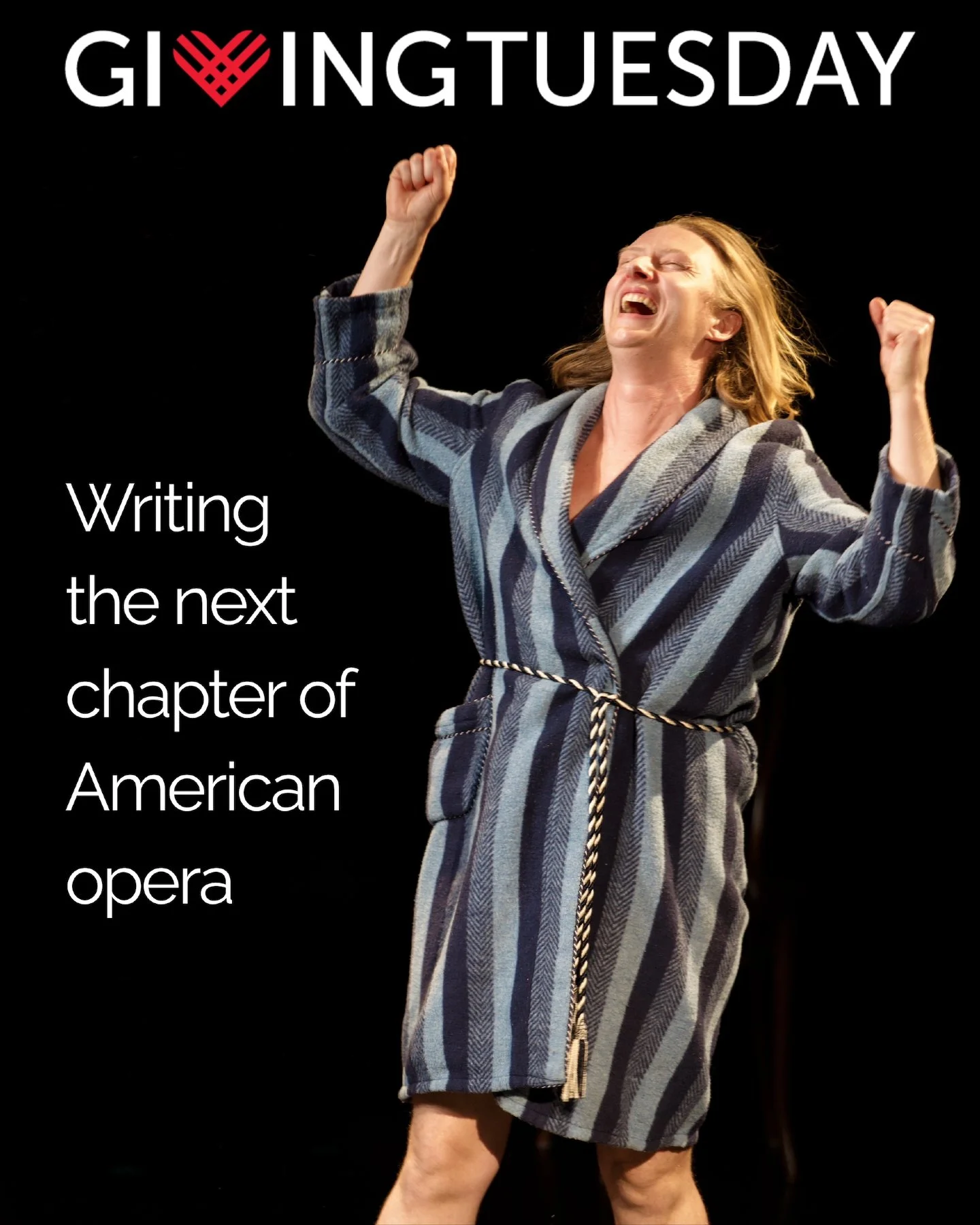 Yippee!! Happy #GivingTuesday!🥳

This season, American Opera Projects will produce works that look back to move forward: operas rooted in America's rich history that boldly imagine how we might navigate the next 250 years.

Season highlights: THE PO