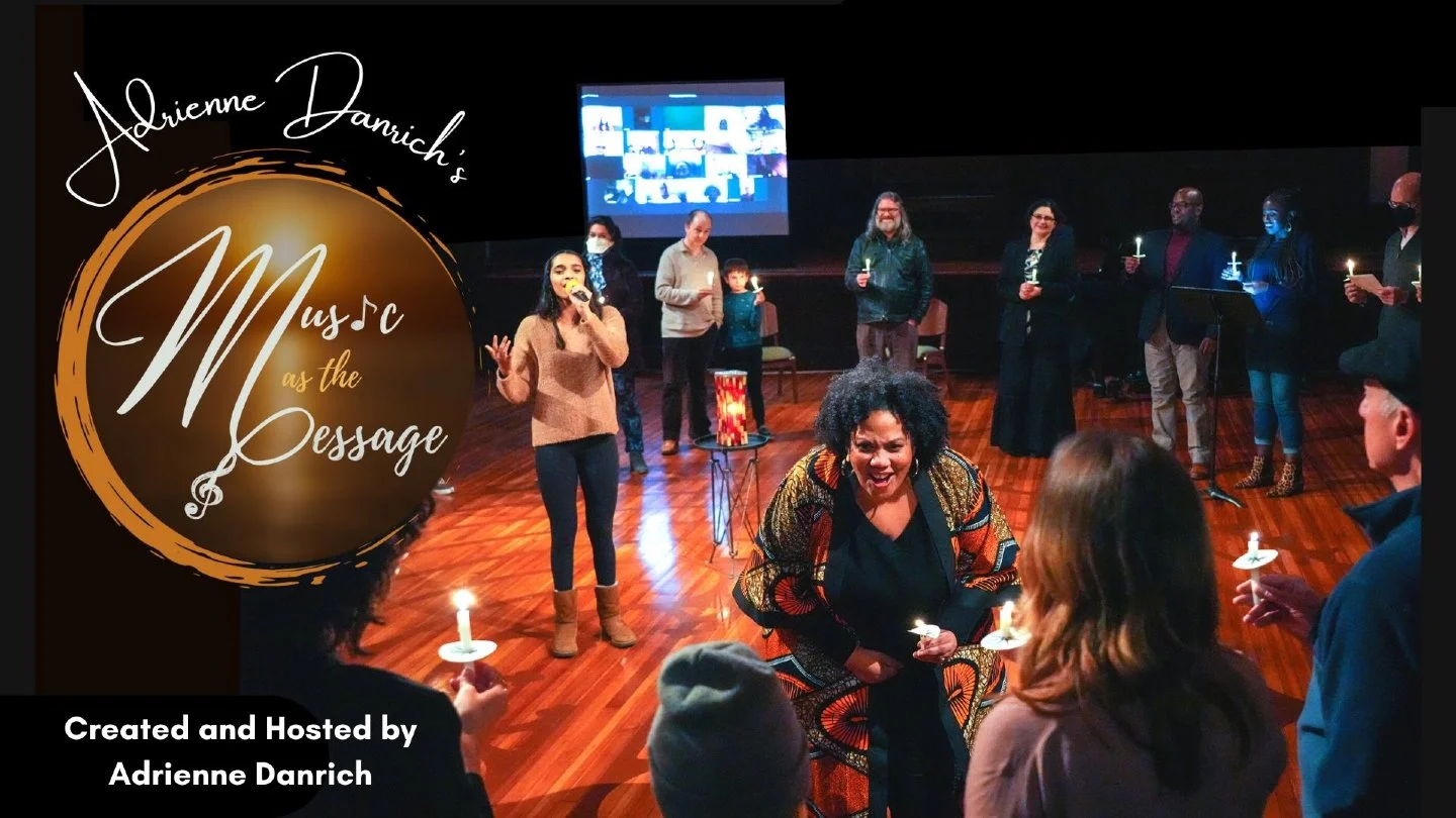 MUSIC AS THE MESSAGE is presented in partnership with @camstl and @sheldonstl, in association with @operatheatrestl and American Opera Projects. 

RSVP to @adriennedanrichsoprano MUSIC AS THE MESSAGE: STEPPING INTO PEACE, Sunday March 22. 

MaM a hyb