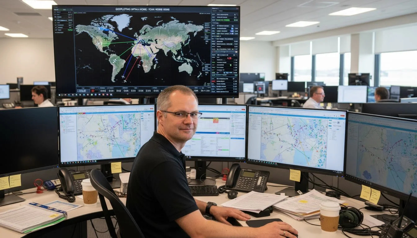 OpsPoint begleitet unsere Flüge mit professioneller operativer Vorbereitung und laufender Überwachung