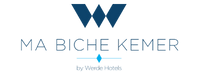 Logo mit blauen Wellen und Text 'MA Bioche Kemier'