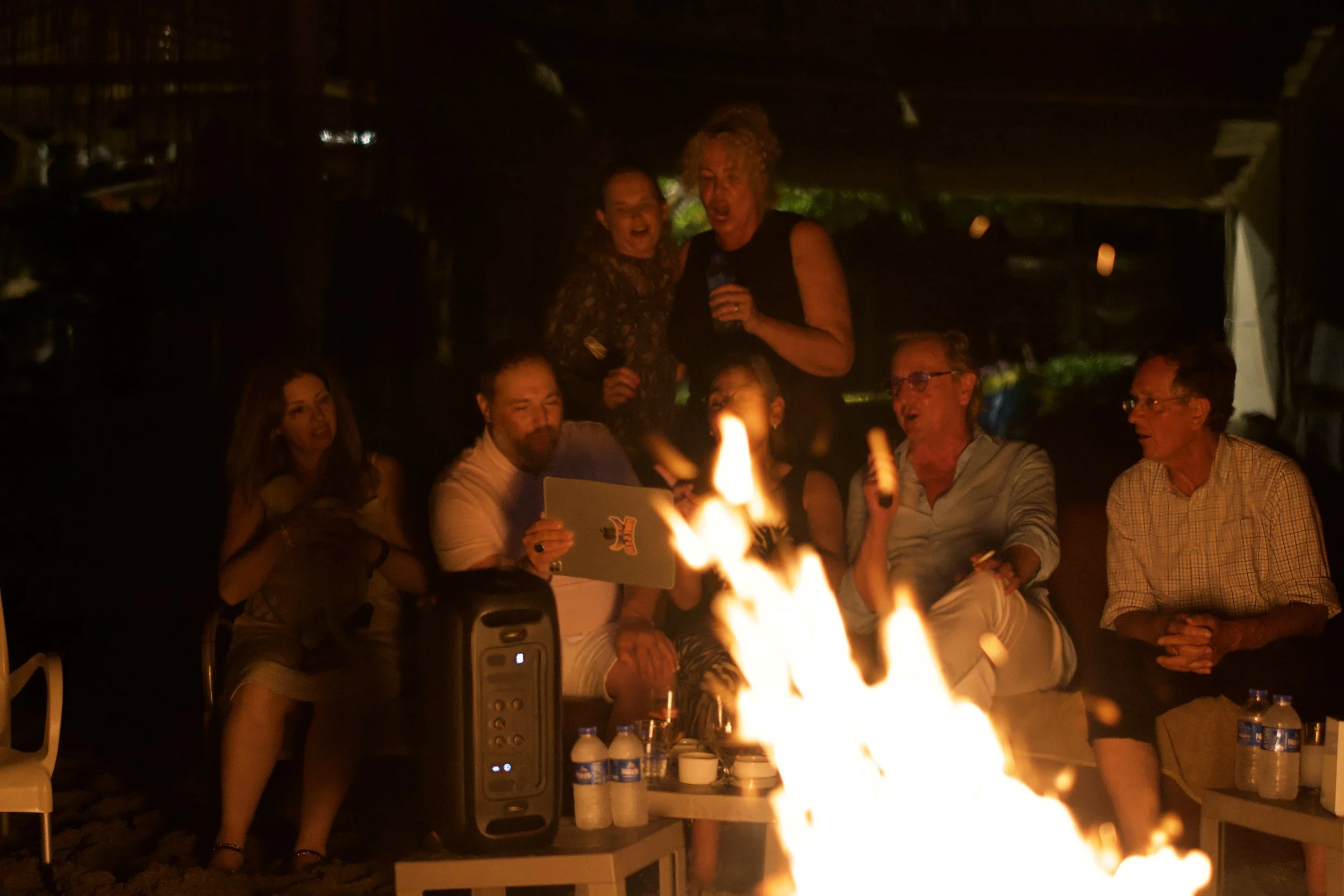 Antalya Beach Party Lagerfeuer