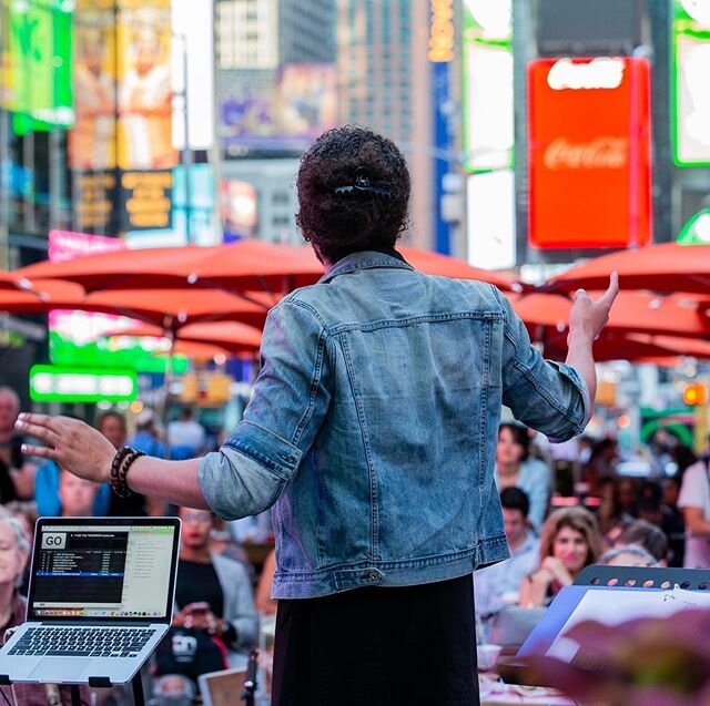 looking back to last summer&rsquo;s mini concert with @timessquarenyc and looking forward to this years &ldquo;songs for our city&rdquo; program. i wrote a brand new song for all of you, so as soon as i&rsquo;m sure when that concert will be (where i