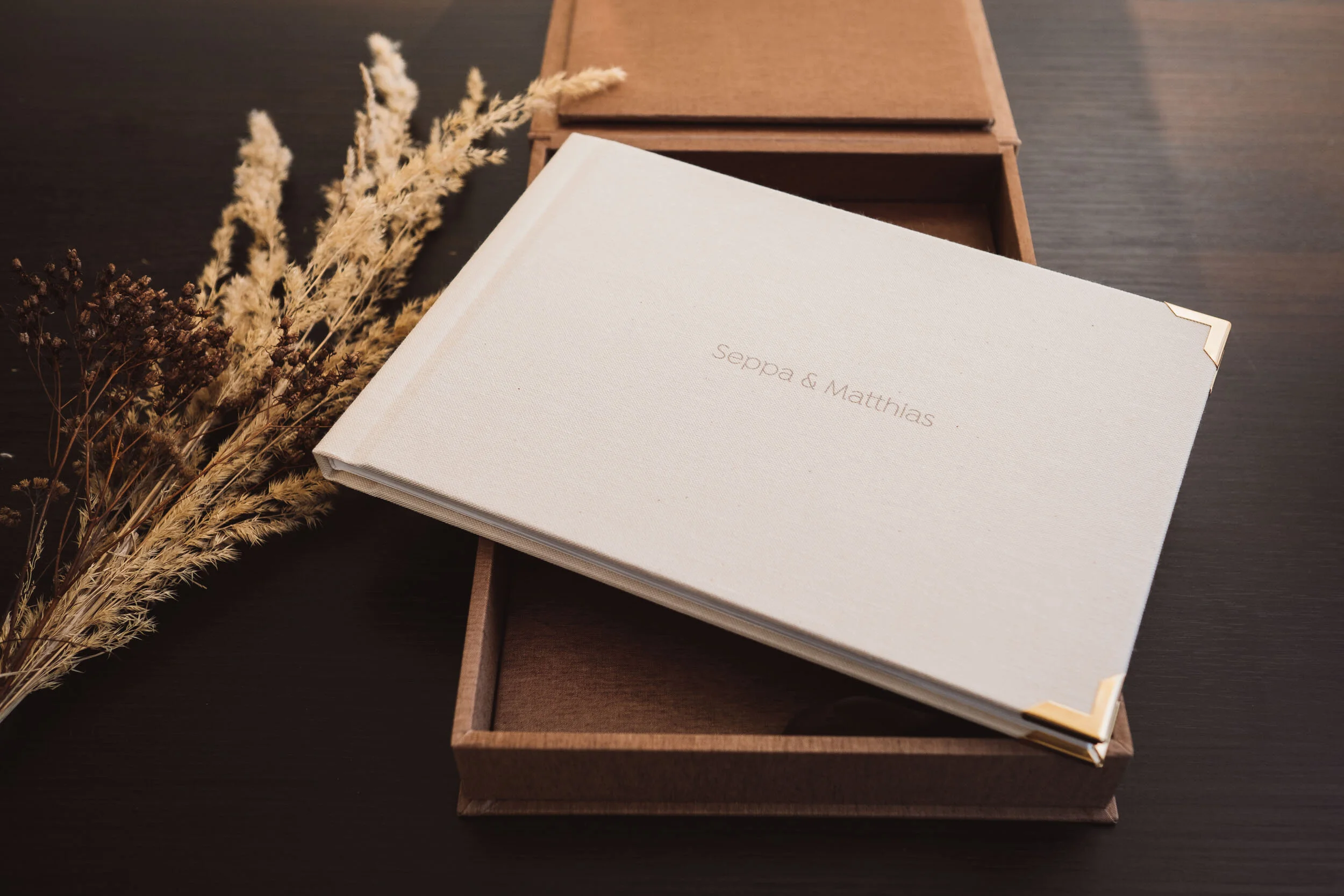 Hochzeitsalbum mit Box