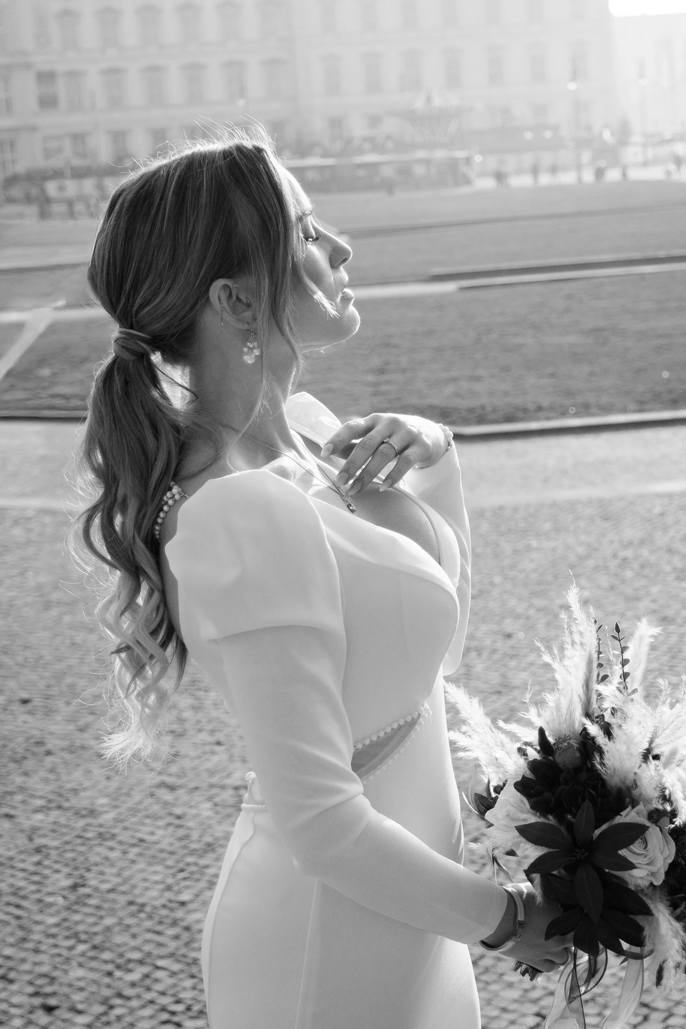 Winterhochzeit im städtischen Berlin 