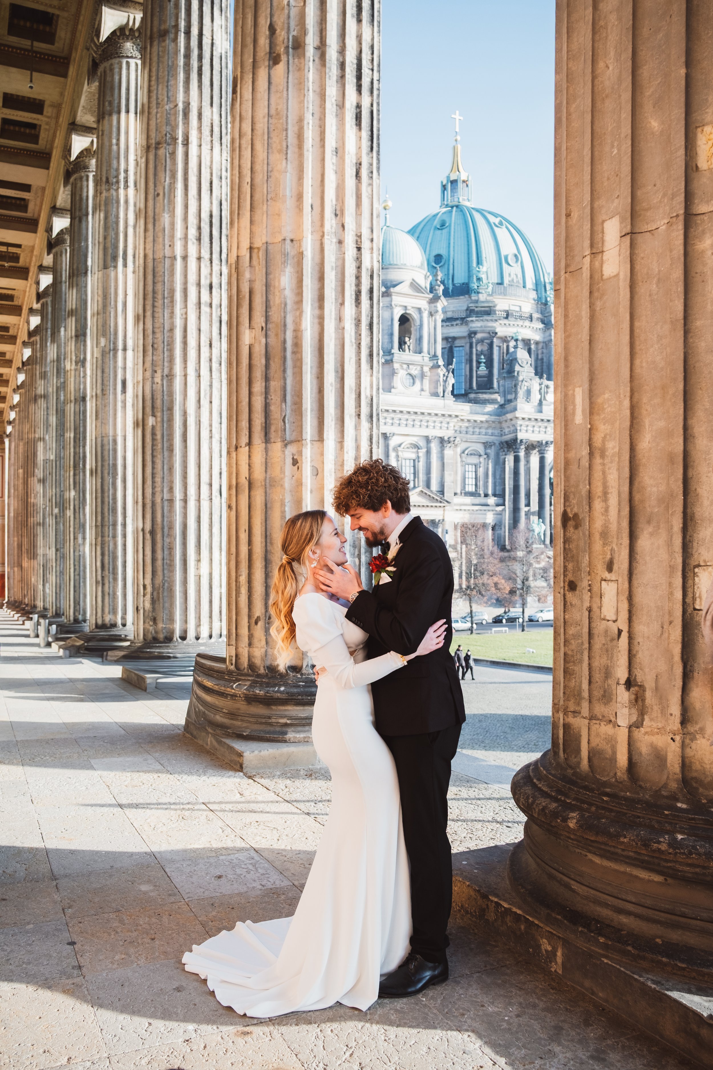 Winterhochzeit im städtischen Berlin 