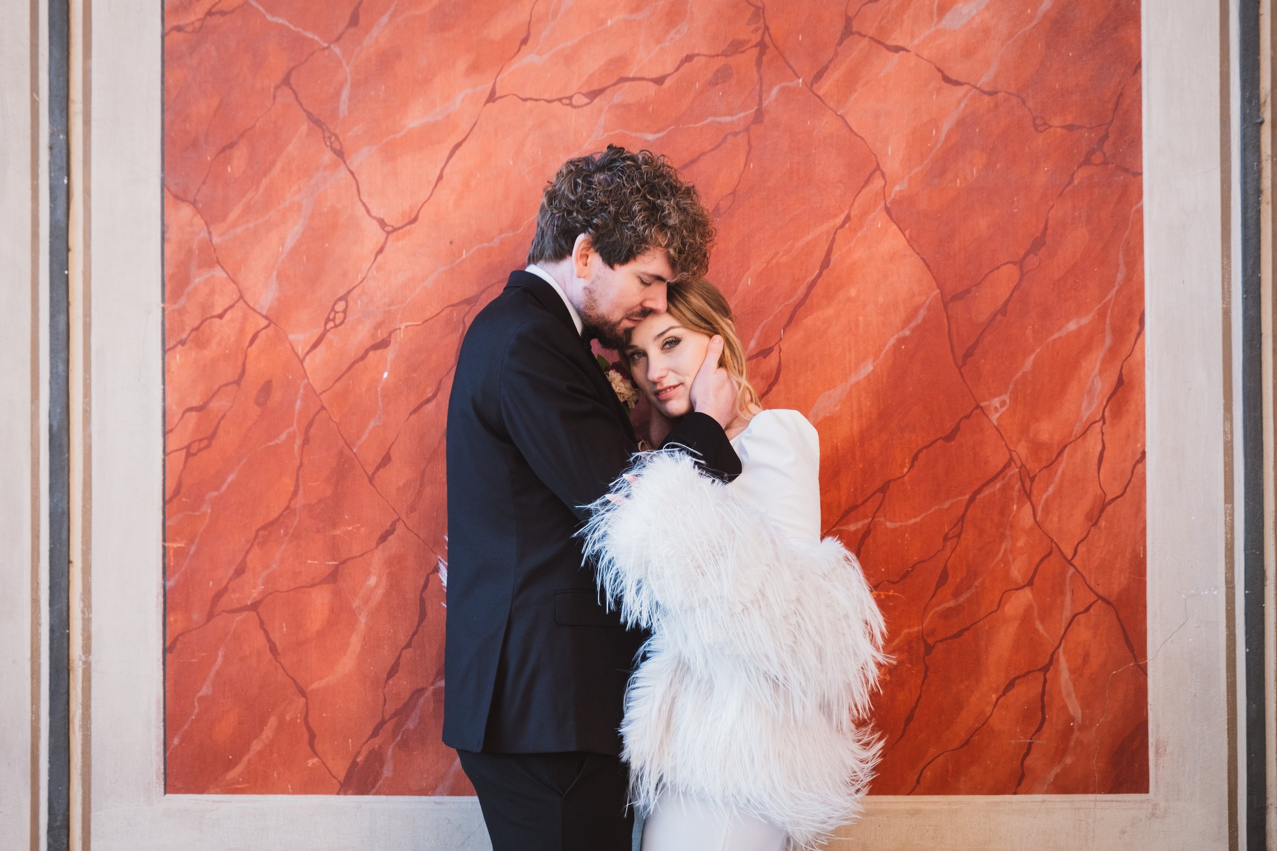 Winterhochzeit im städtischen Berlin 