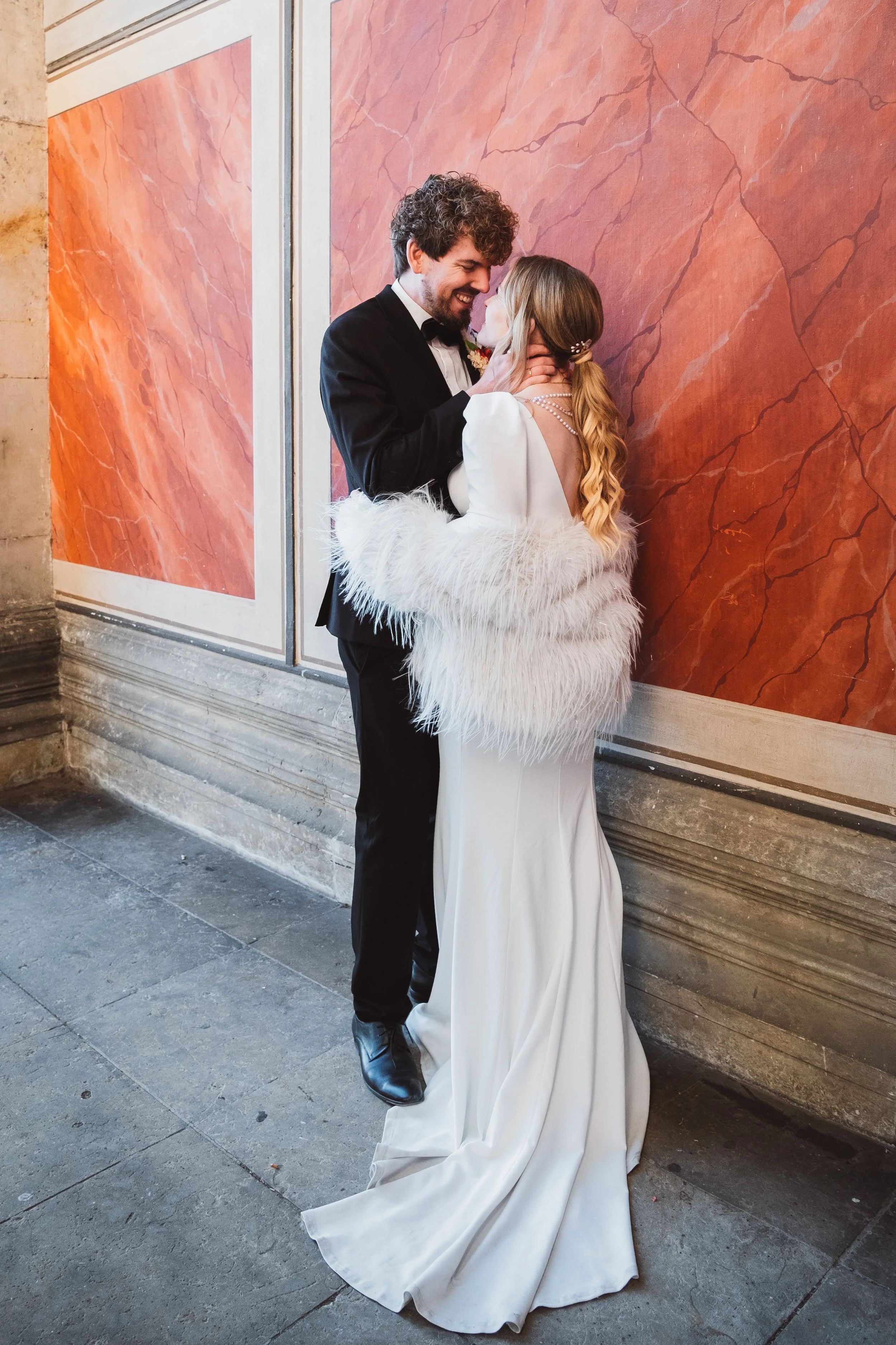 Winterhochzeit im städtischen Berlin 