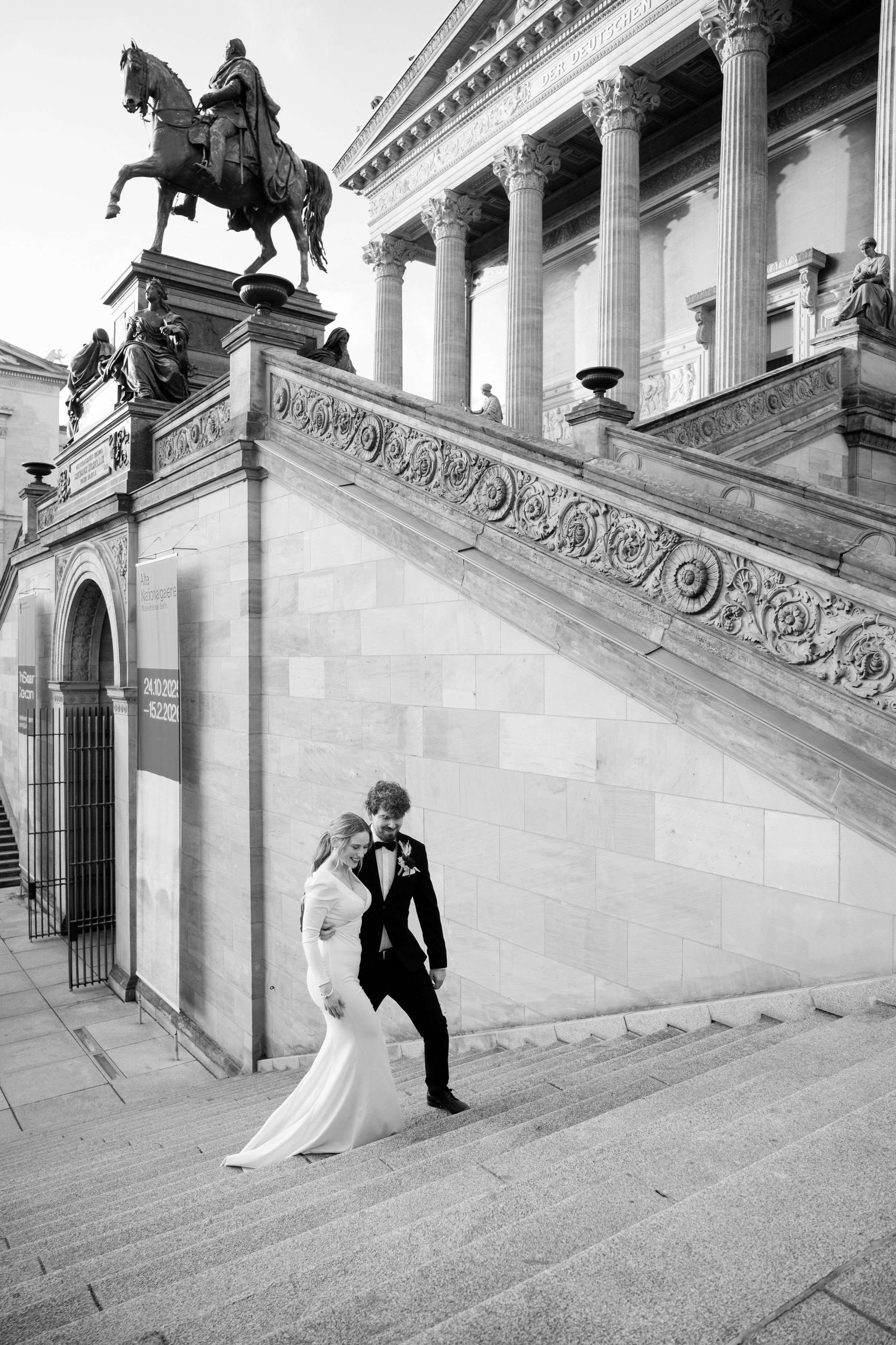 Winterhochzeit im städtischen Berlin 