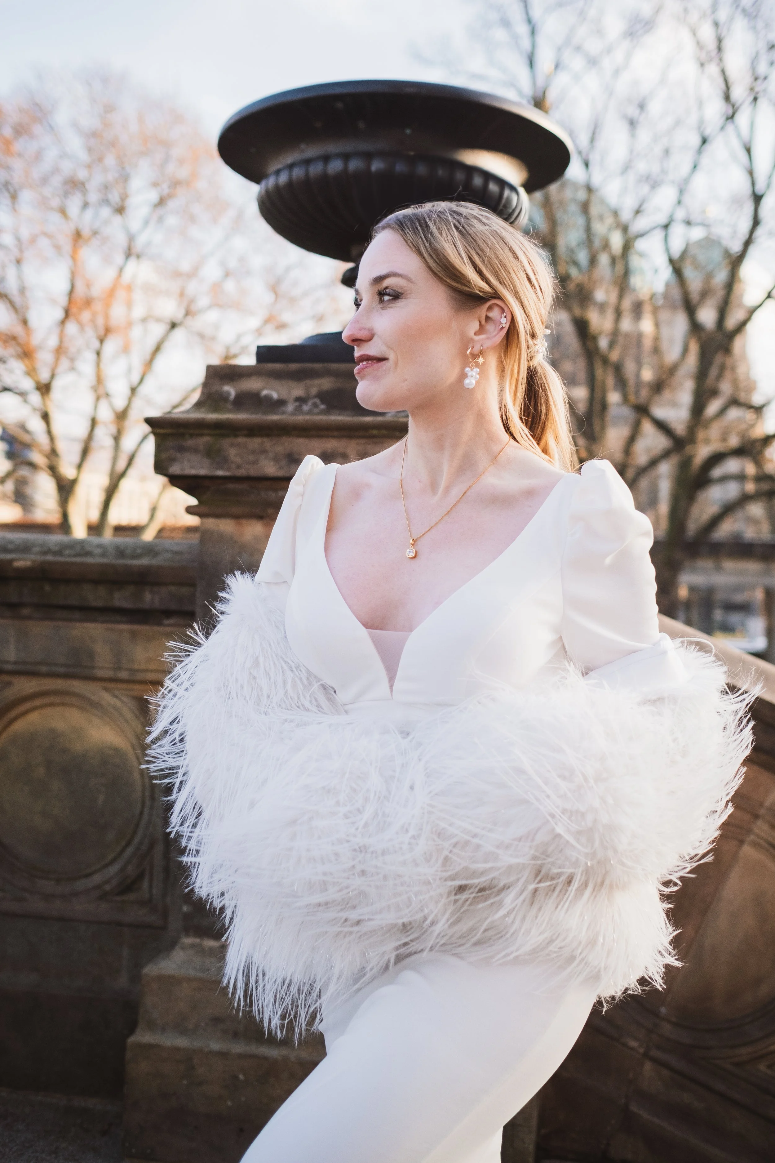 Winterhochzeit im städtischen Berlin 