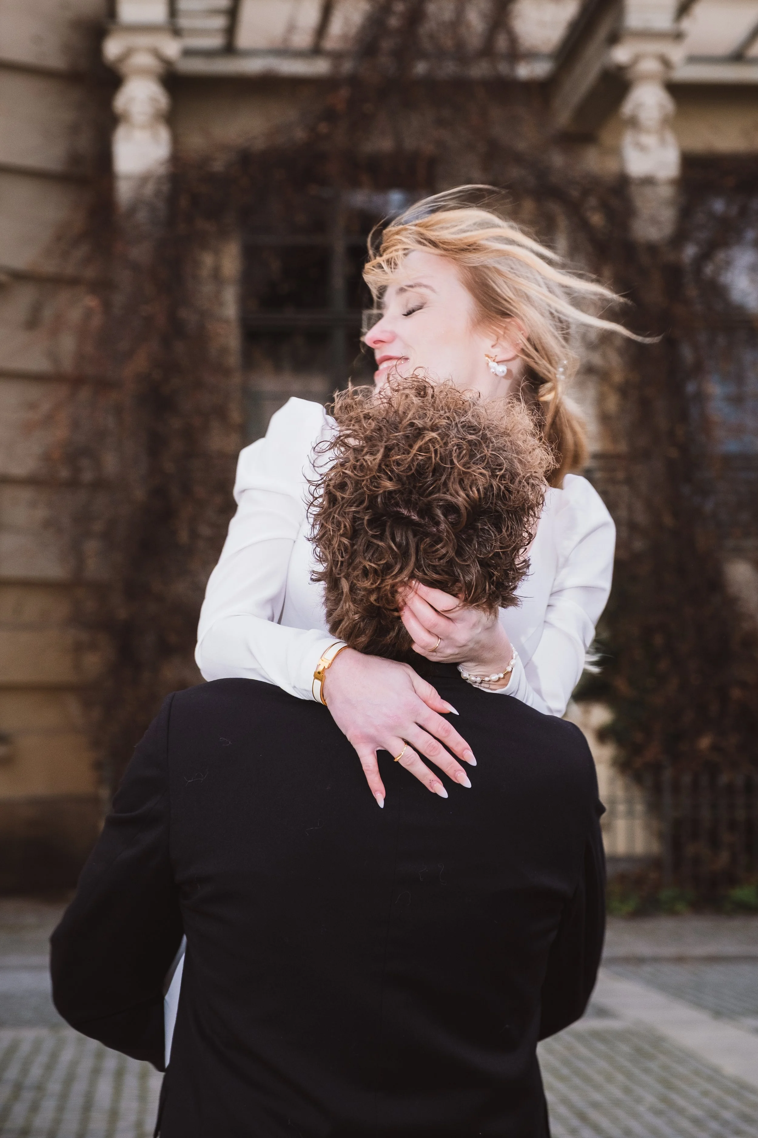 Winterhochzeit im städtischen Berlin 