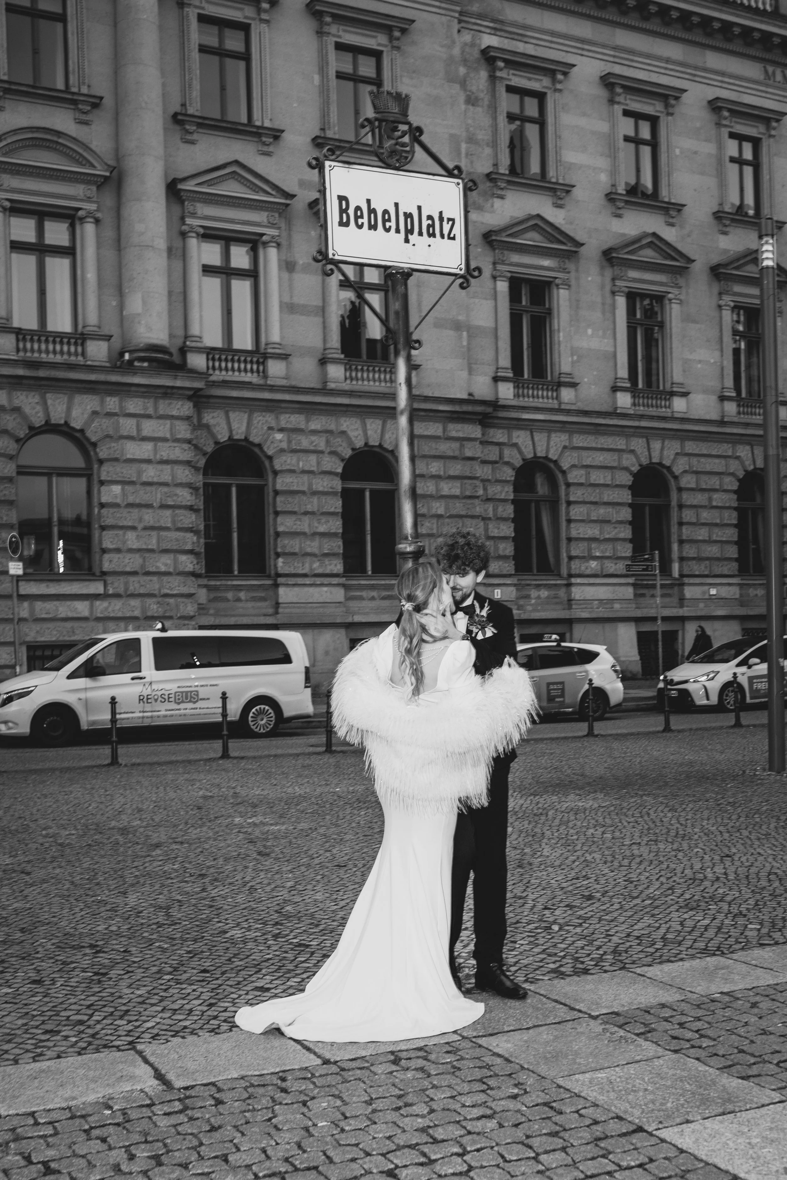 Winterhochzeit im städtischen Berlin 