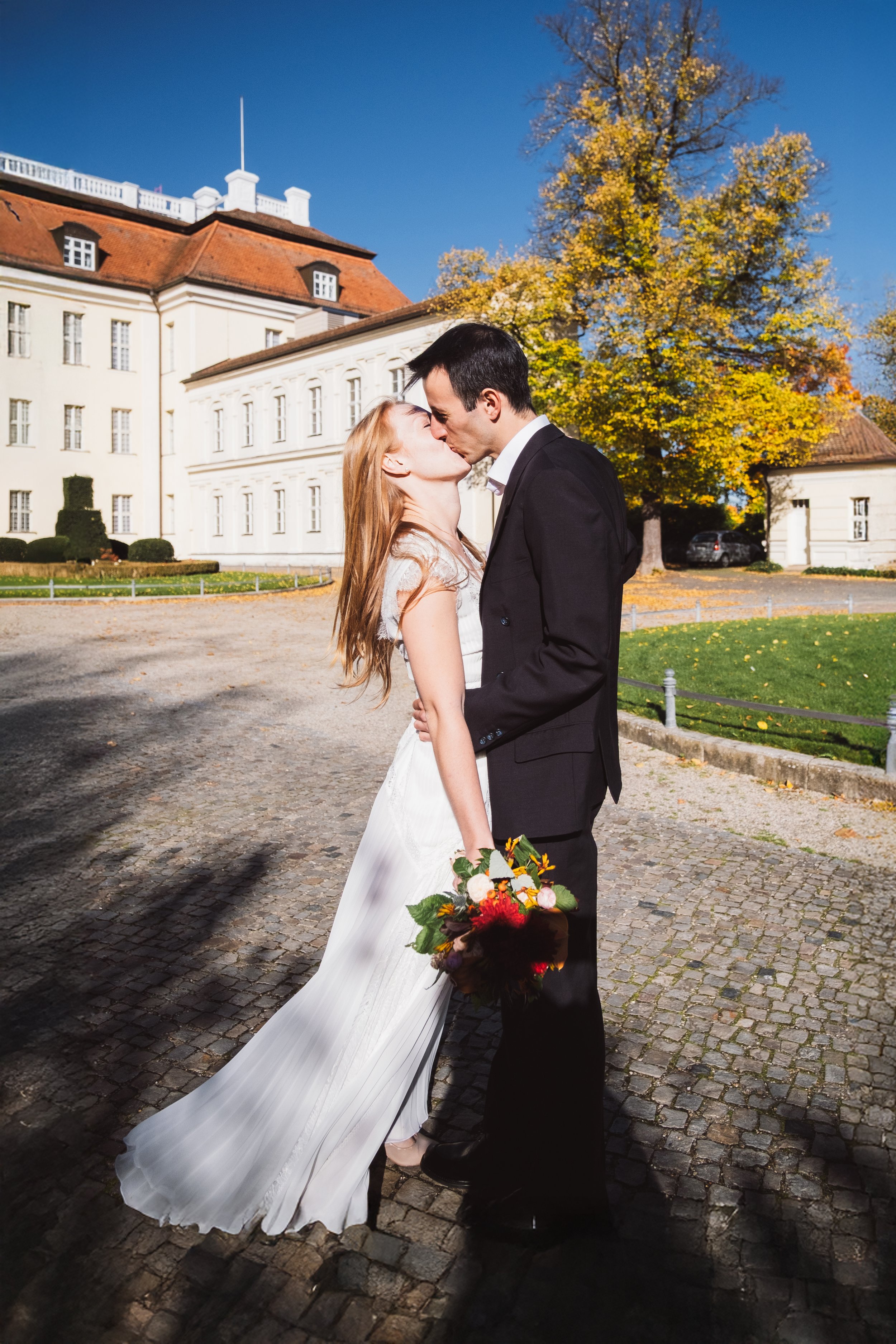 Hochzeitsfotos am Schloss Köpenick