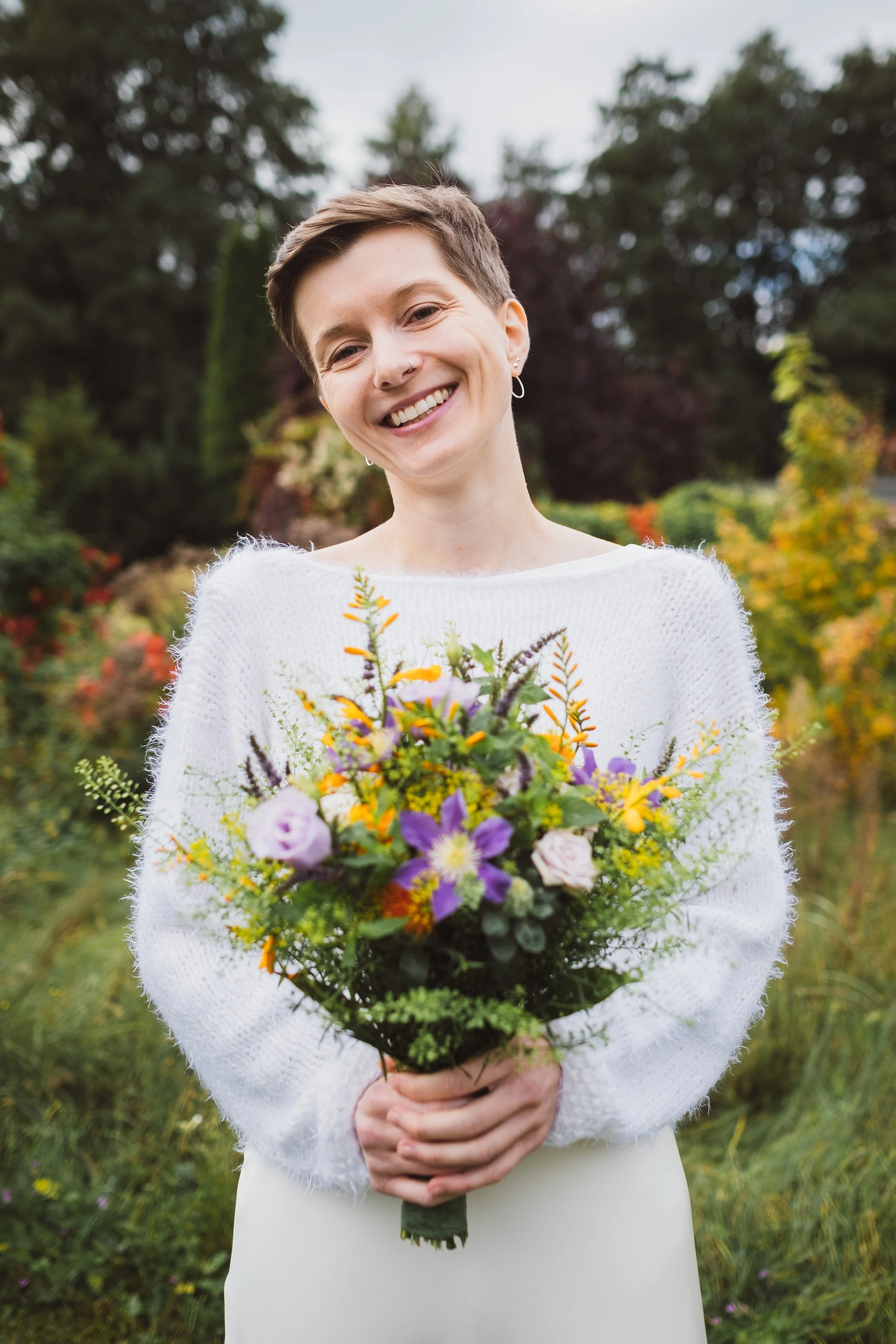 Braut beim First Look