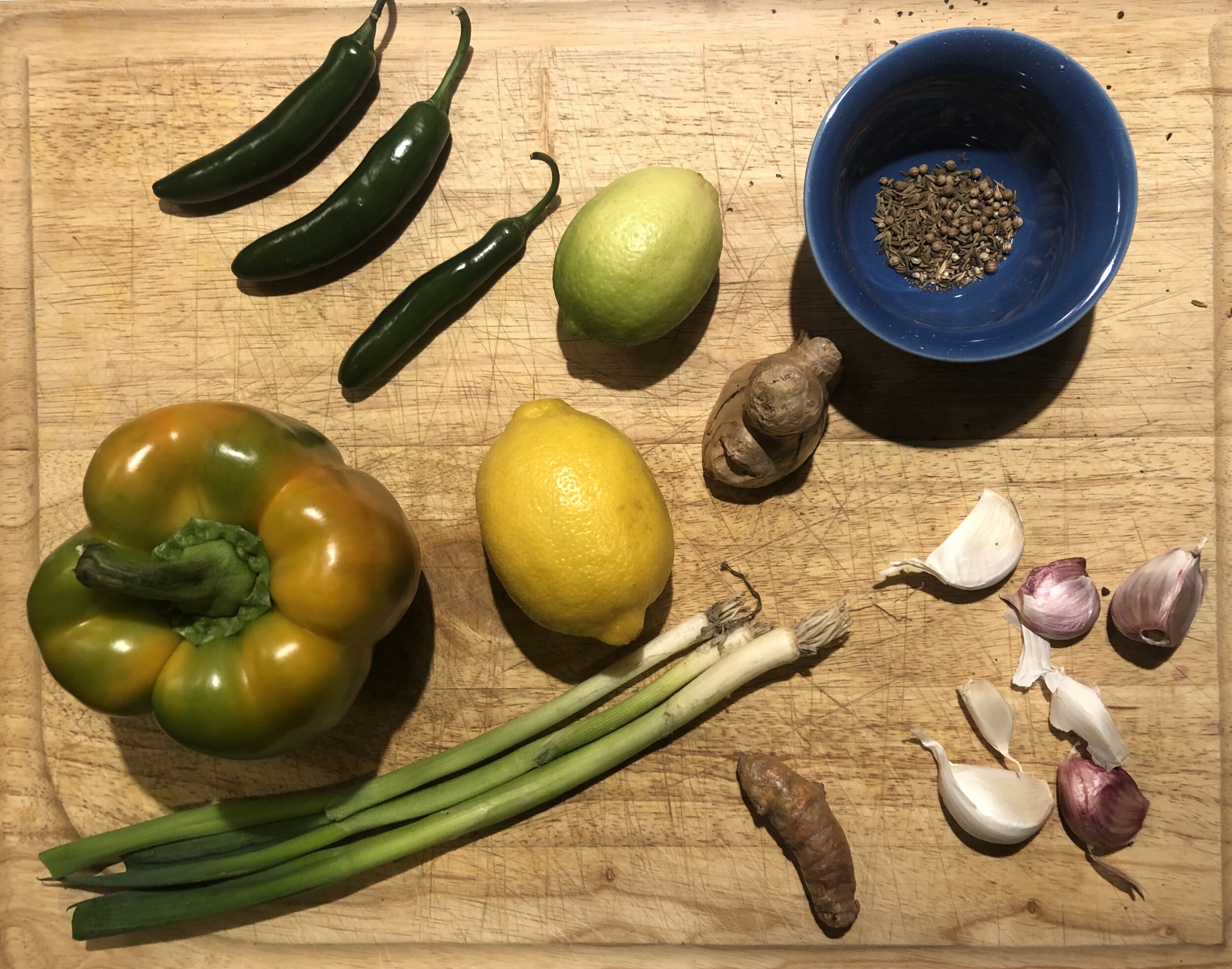 Healthy Green Curry Paste