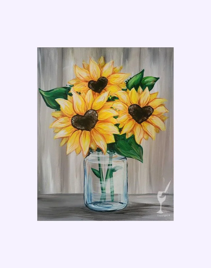 Painting with A Twist- Sunflower