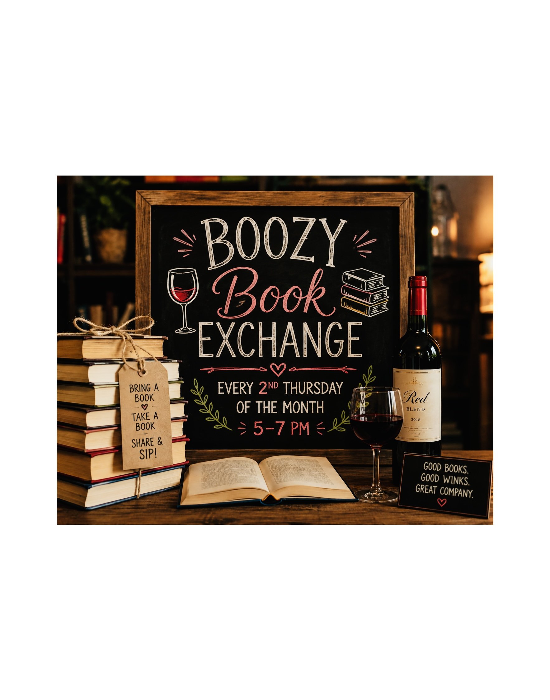 Boozy Book Exchange