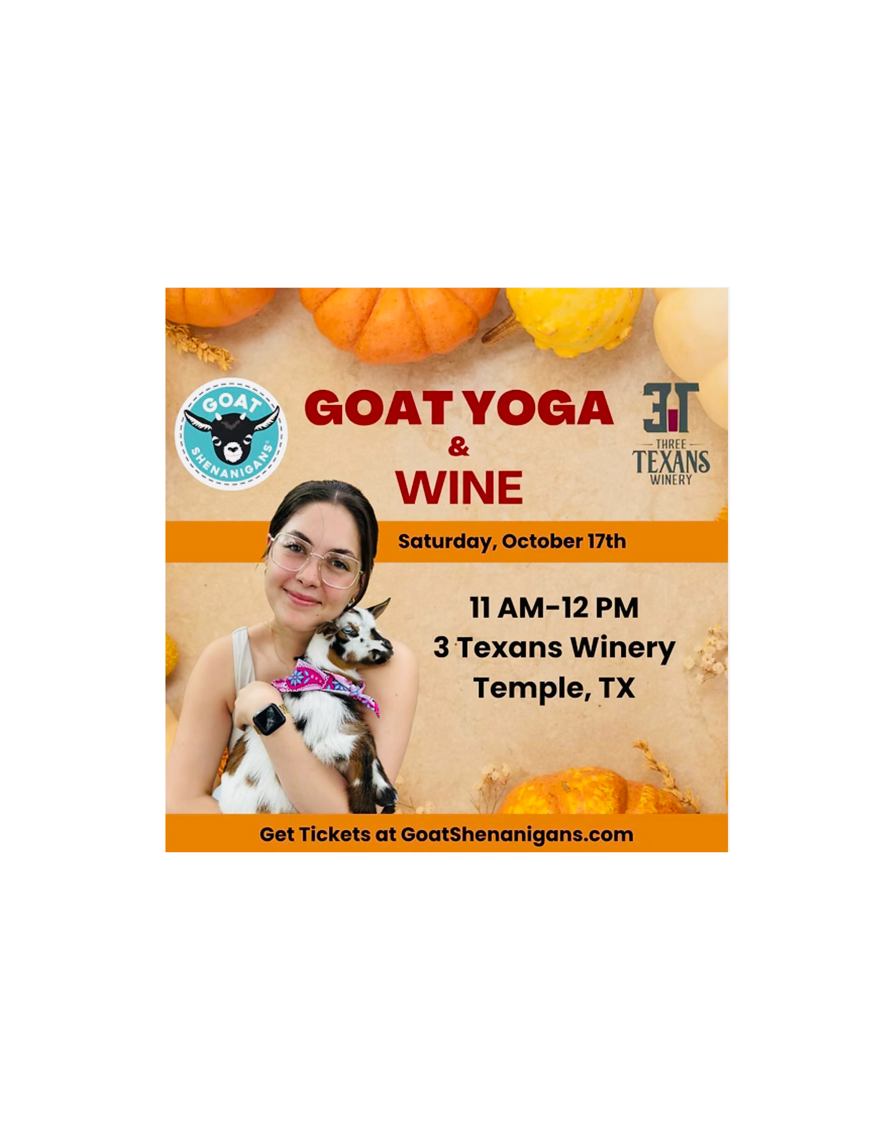 Goat Yoga &amp; Wine