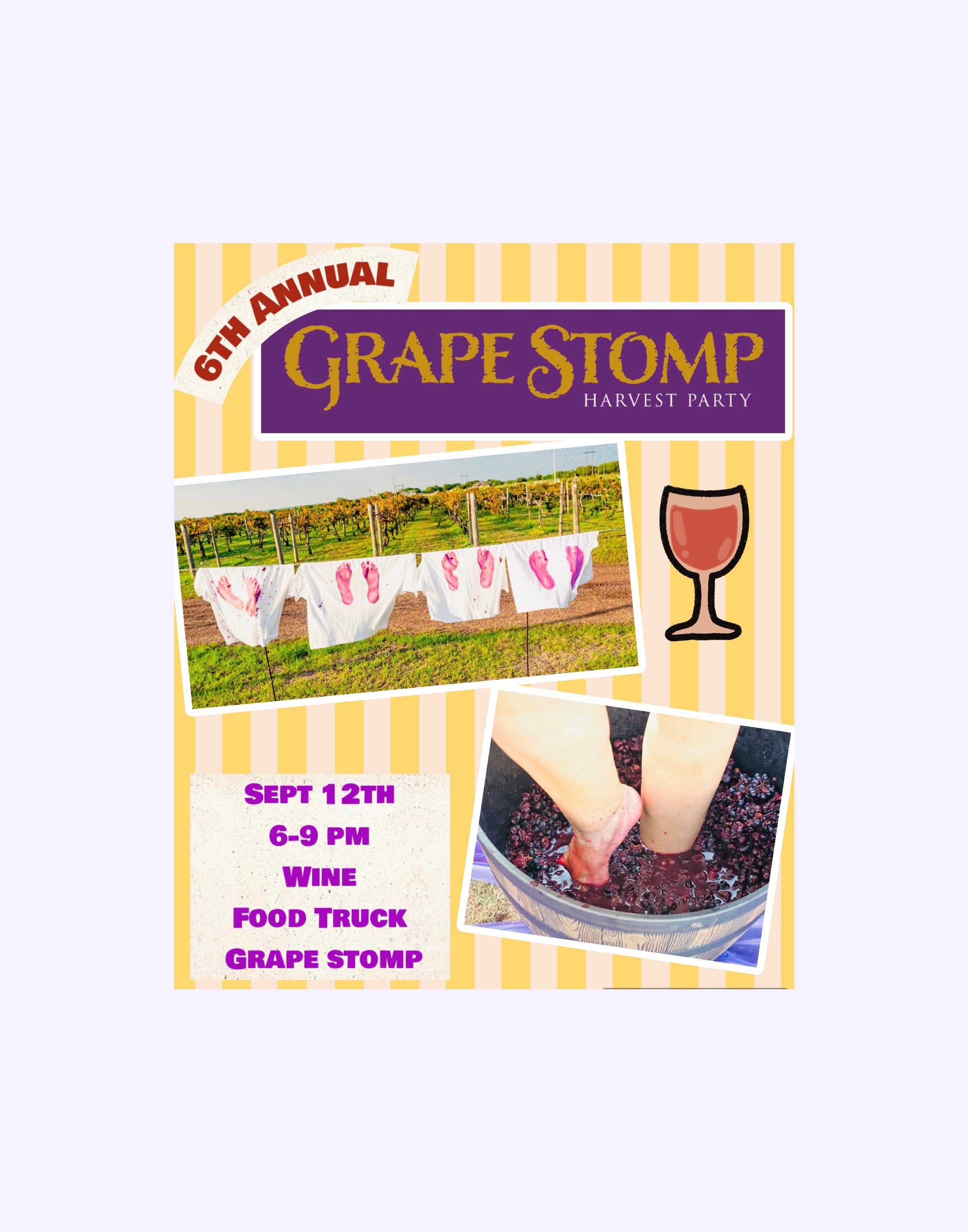 6th Annual Grape Stomp: Adult Ticket (Non-Wine Club Member)