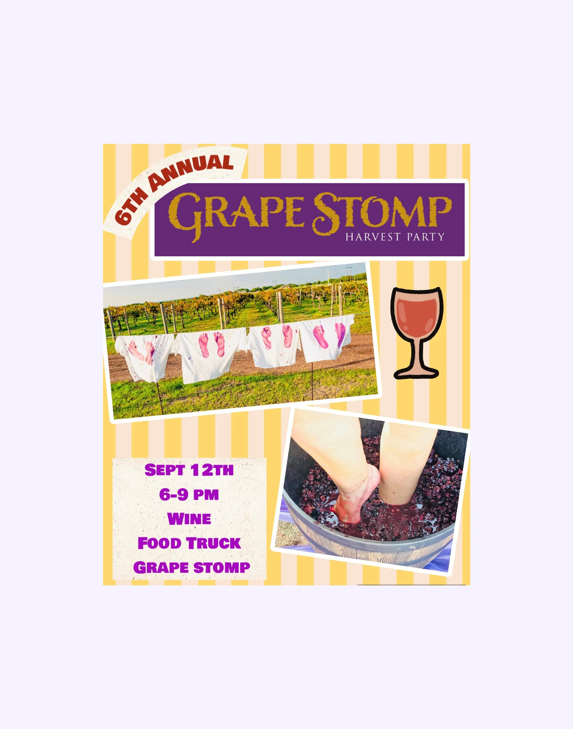 6th Annual Grape Stomp: Adult Ticket (Wine Club Member)