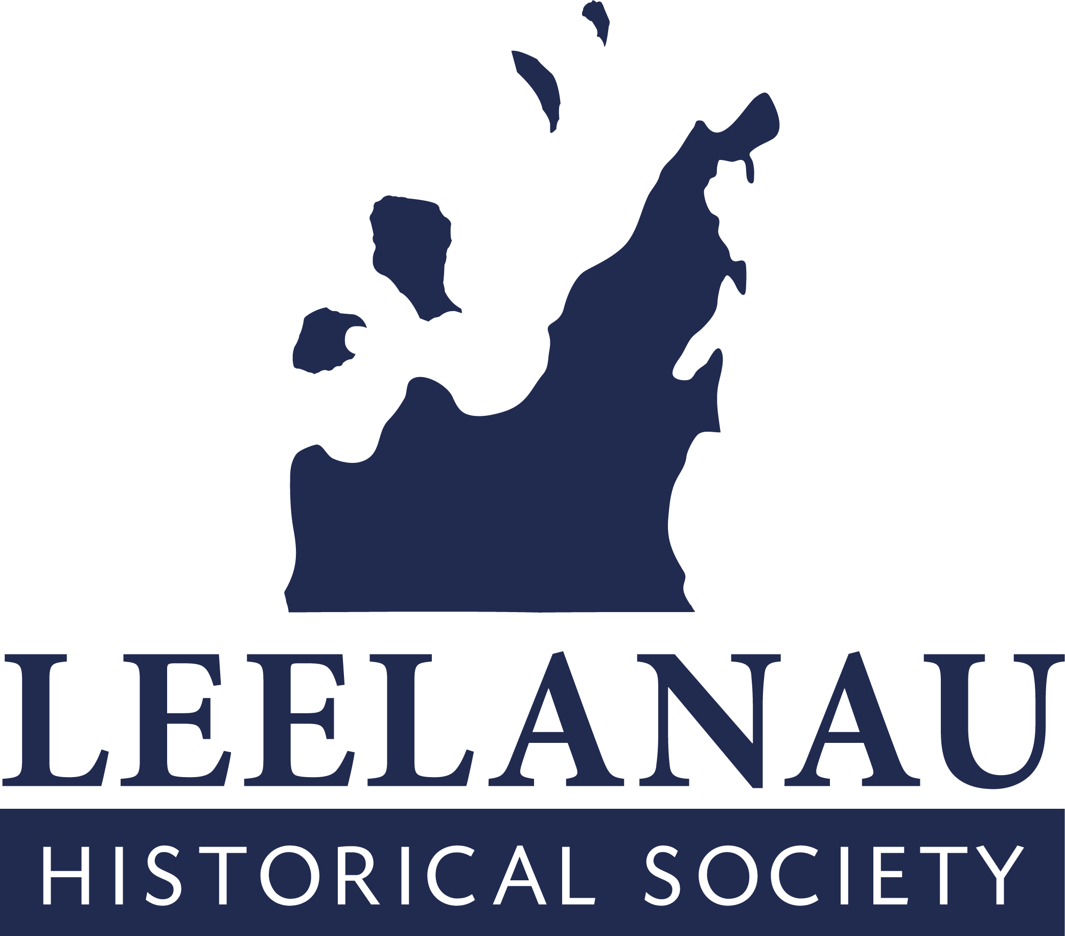 Vertical Logo - Leelanau Historical Society - Navy.png