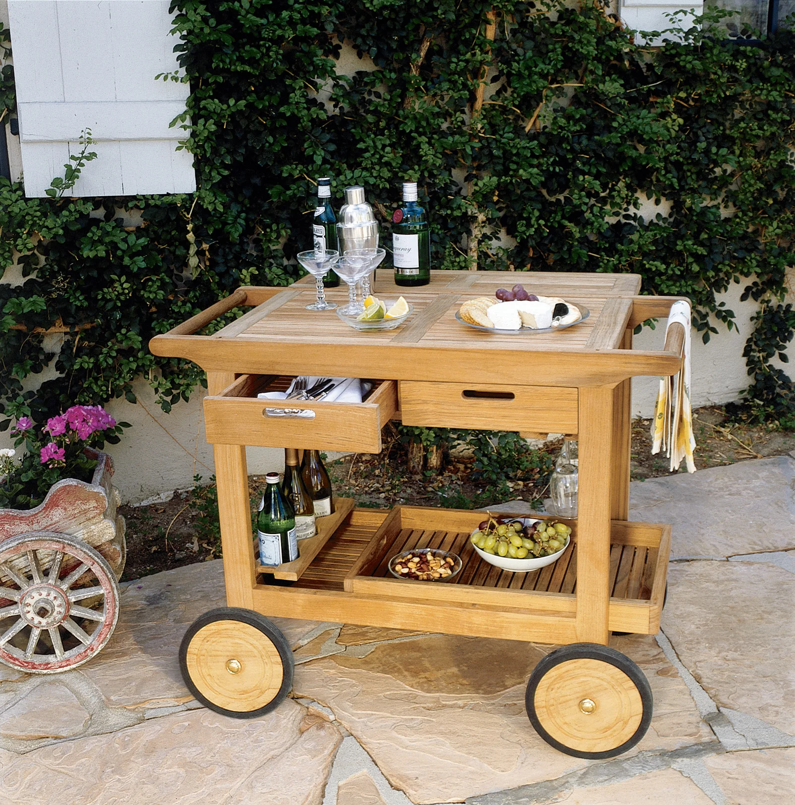 Kingsley Bate | Serving Cart 20"x41"