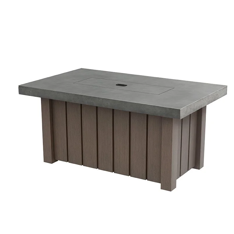Taos 50x30" Rectangular Aluminum Fire Pit