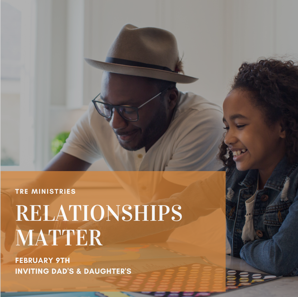Sustaining healthy relationships is important to all of our lives. To enhance your relationships with those who matter most, we will be hosting ‘Relationships Matter’ once a month. Our first Relationships Matter event will be held on February 9th from 10am-12pm. We are welcoming in Dads and Daughters to an open space where you can spend time investing in your relationship. The hot chocolate and topic questions will be provided. Spend the morning investing in creating a deeper, more impactful relationship with those who matter most. All ages welcome!