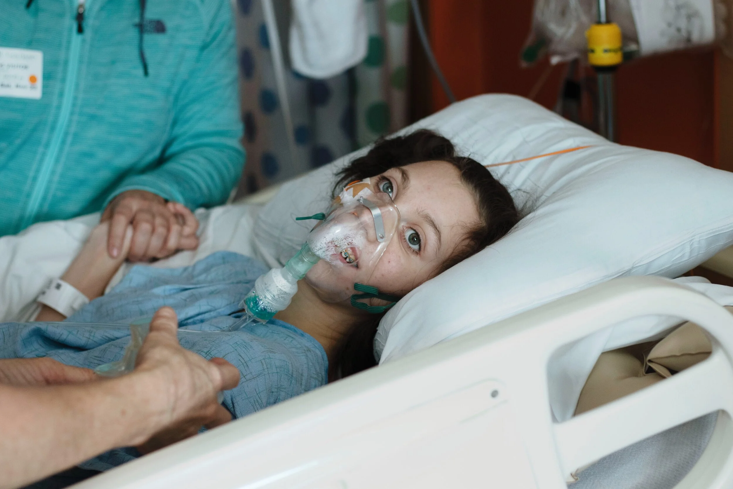 Colby’s morning nebulizer treatment. 