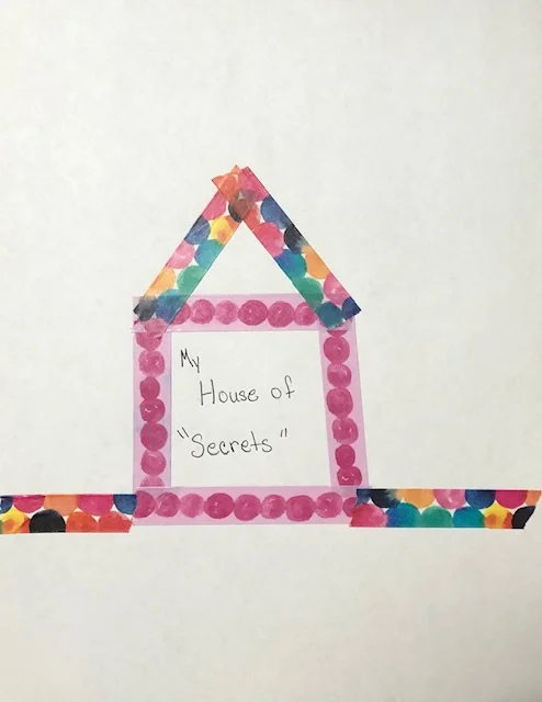 Tape art for Secrets