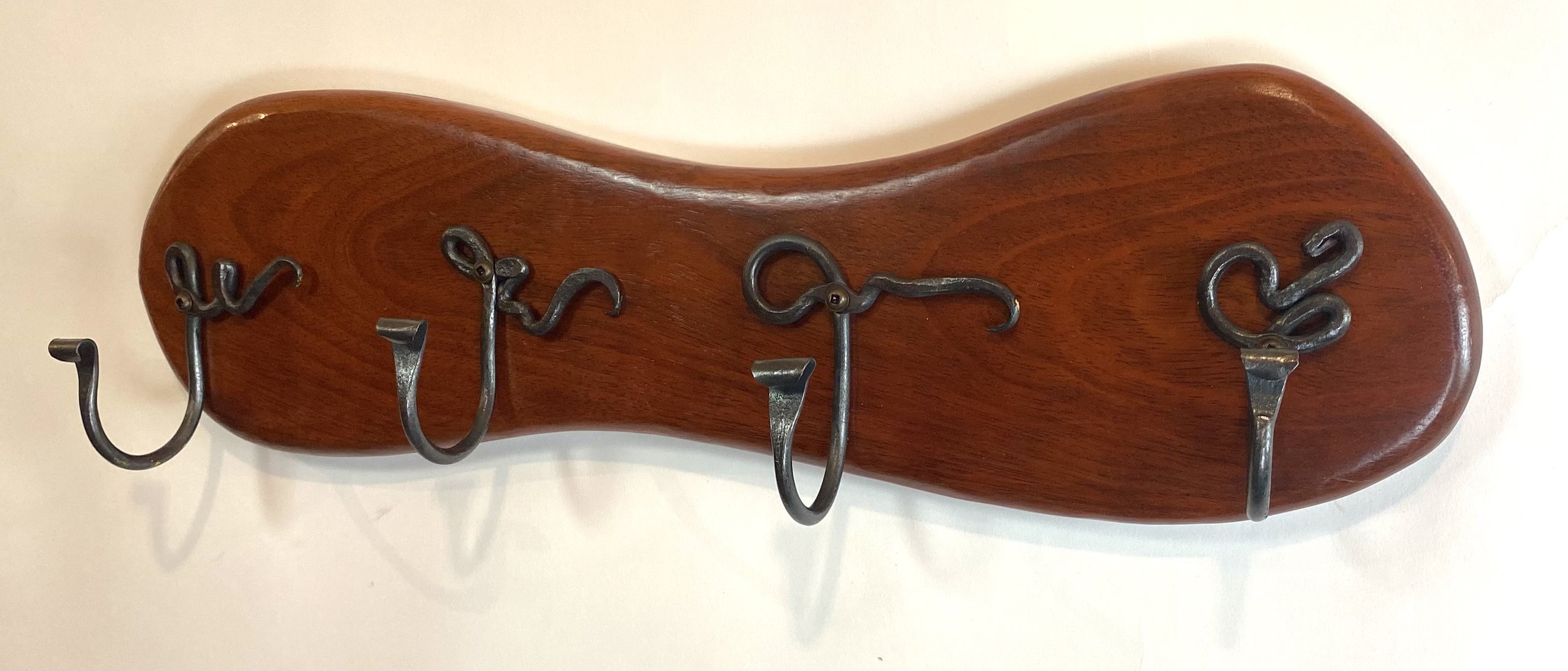 red mahogany 4 hook