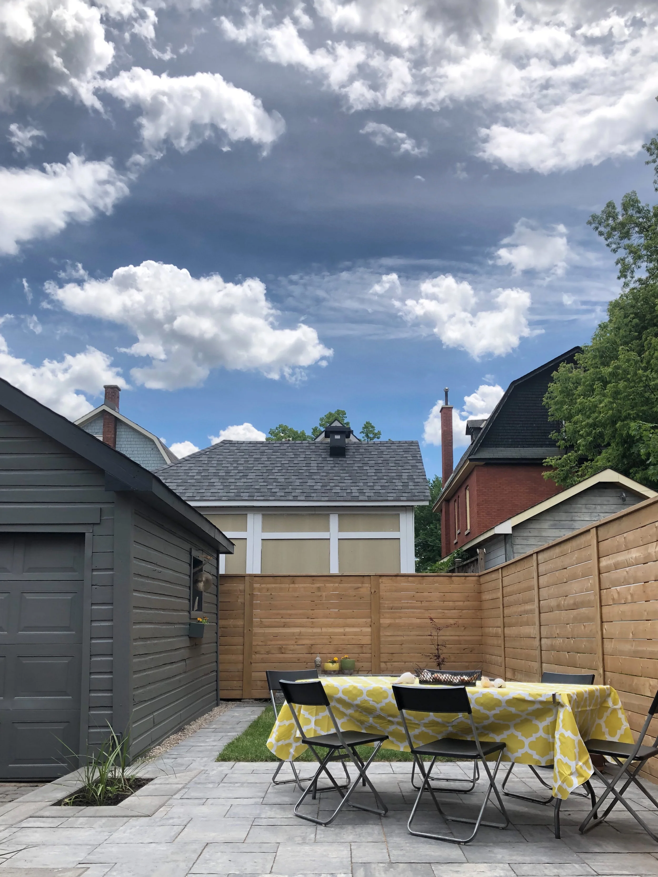 our new backyard space