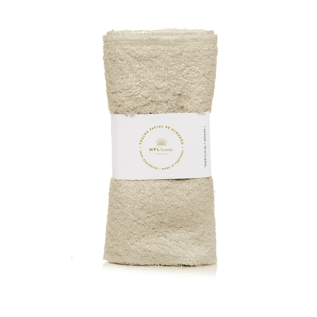 Toalha Facial 100% Algodão Biológico 