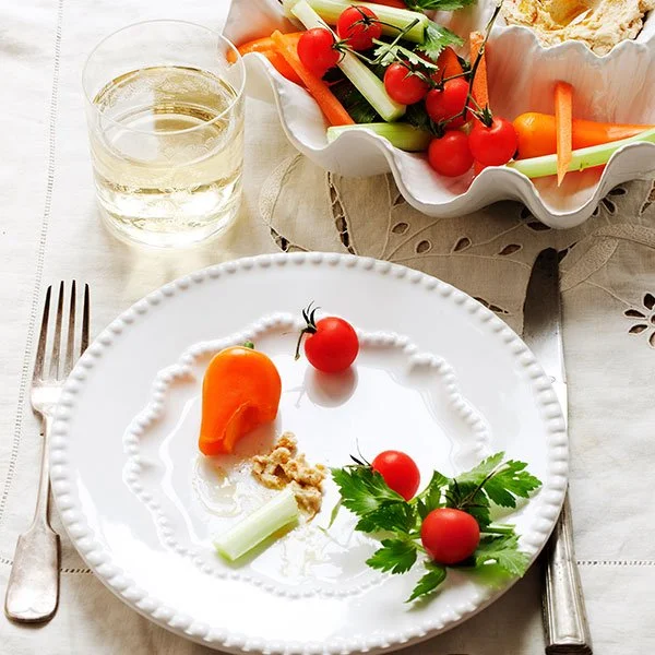 Húmus com Palitos de Legumes