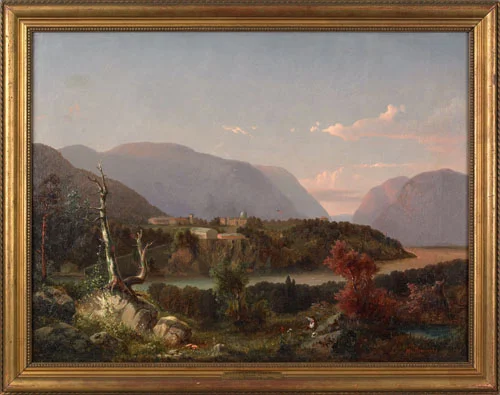 Otto Sommer "West Point-Hudson River"