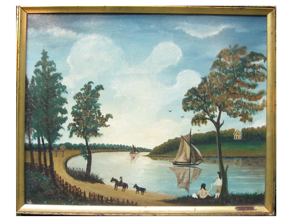 Bathers at River's Edge
