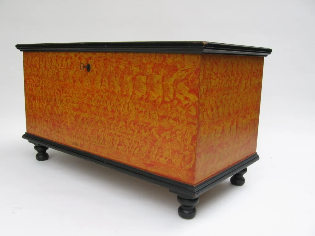 Pennsylvania Paint Decorated Manheim Blanket Chest