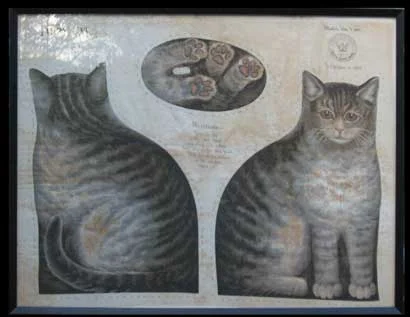 Arnold Print Works Tabby Cat Doll Uncut