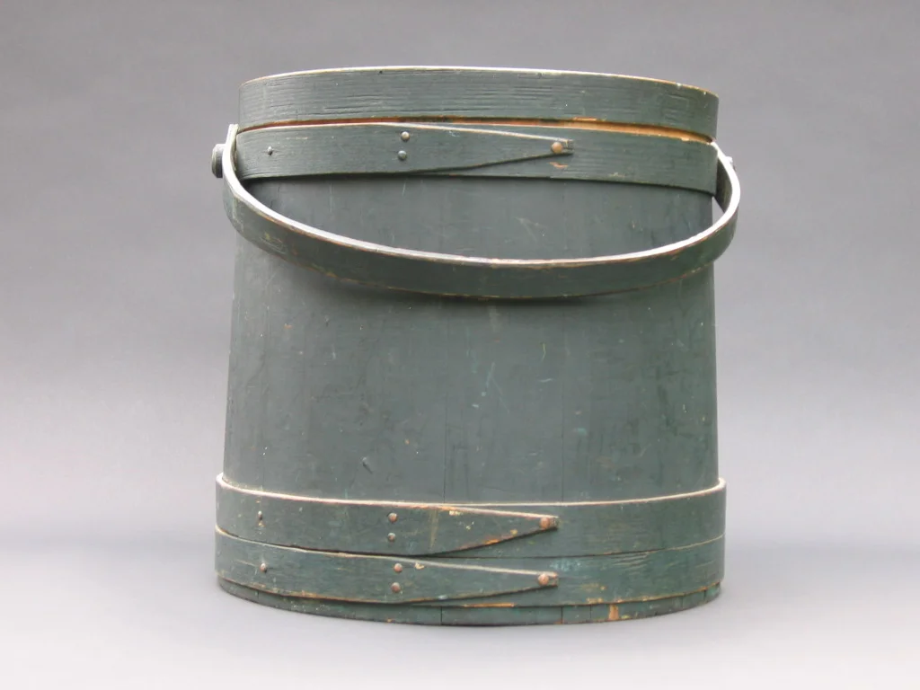 Antique Firkin Sugar Bucket C&A Wilder