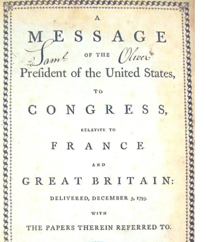 A Message of the President of the United states to Congress, Relative to France 