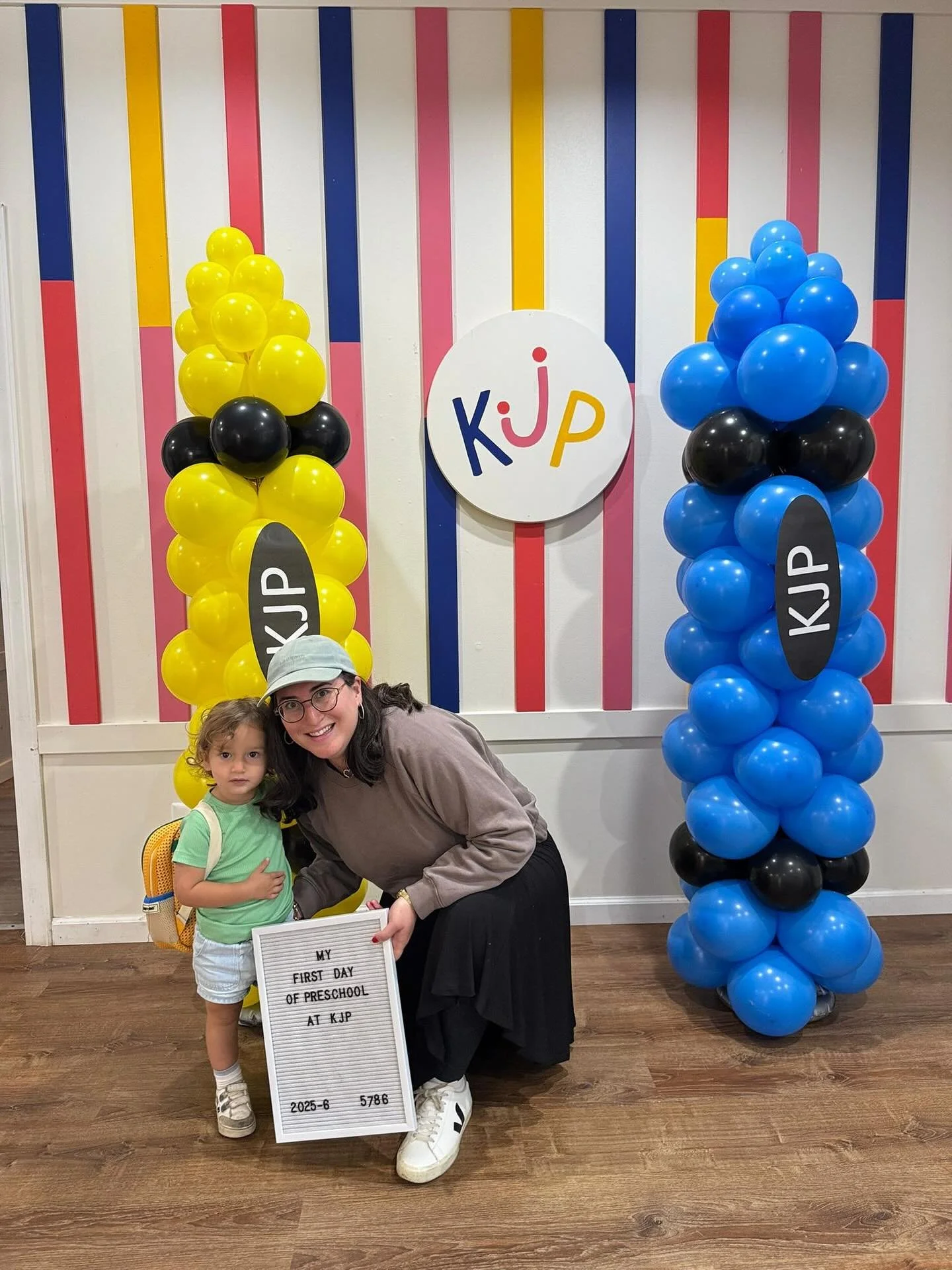 Happy First Day of Preschool Sholom❤️ we&rsquo;re so lucky to have @kansasjewishpreschool