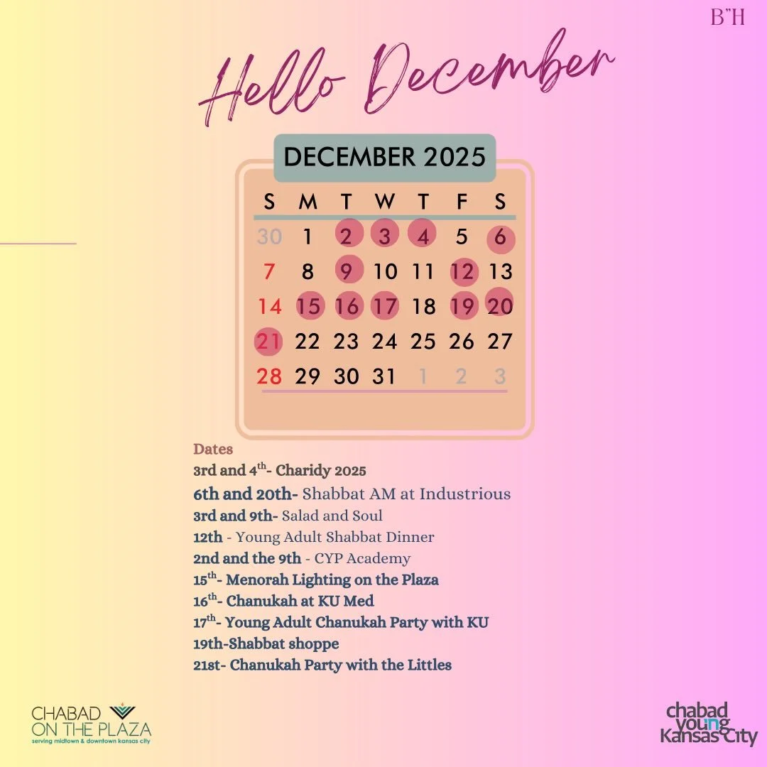 Happy December! It&rsquo;s going to be a month full of Jewish connections and so much light❤️