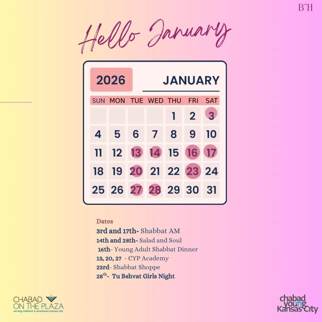 2026 here we go! Cheers to more connections, more community, and more Jewish pride! #plazachabad #chabadyoung